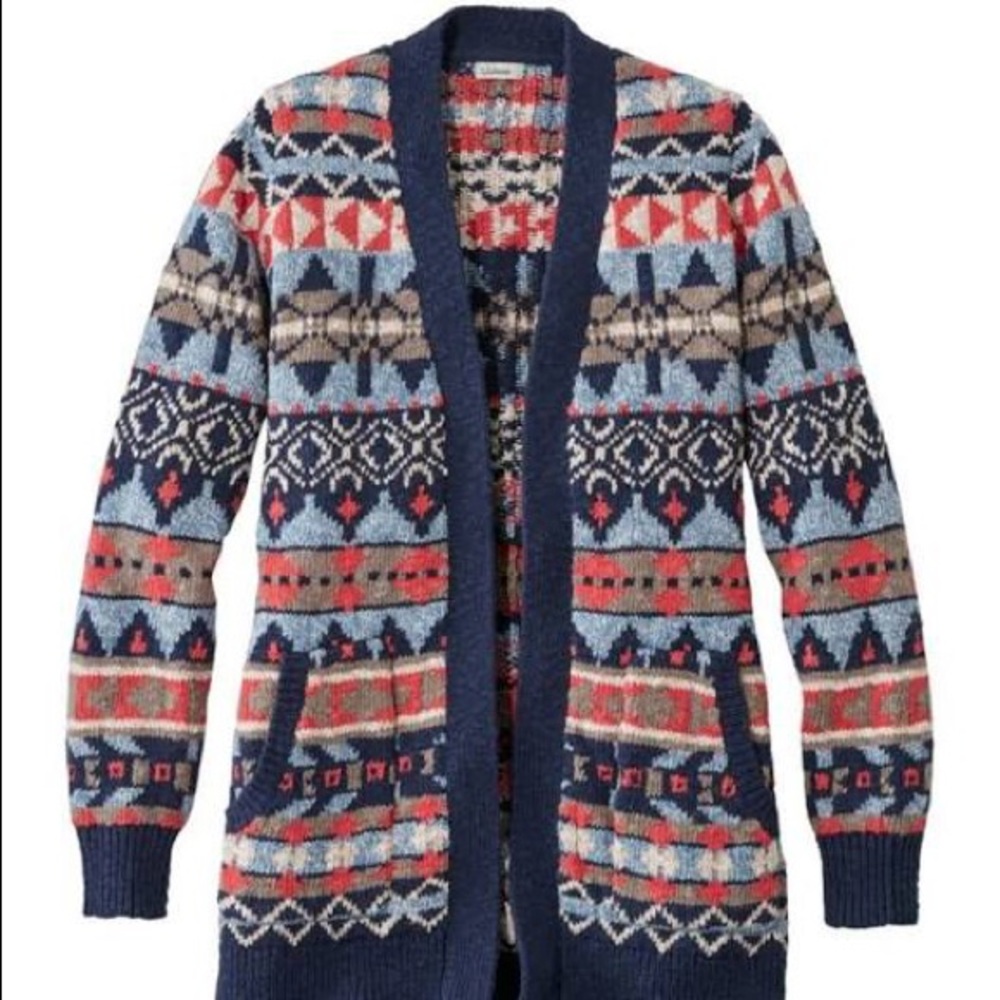 COPY - LL. Bean Aztec Cardigan “6”